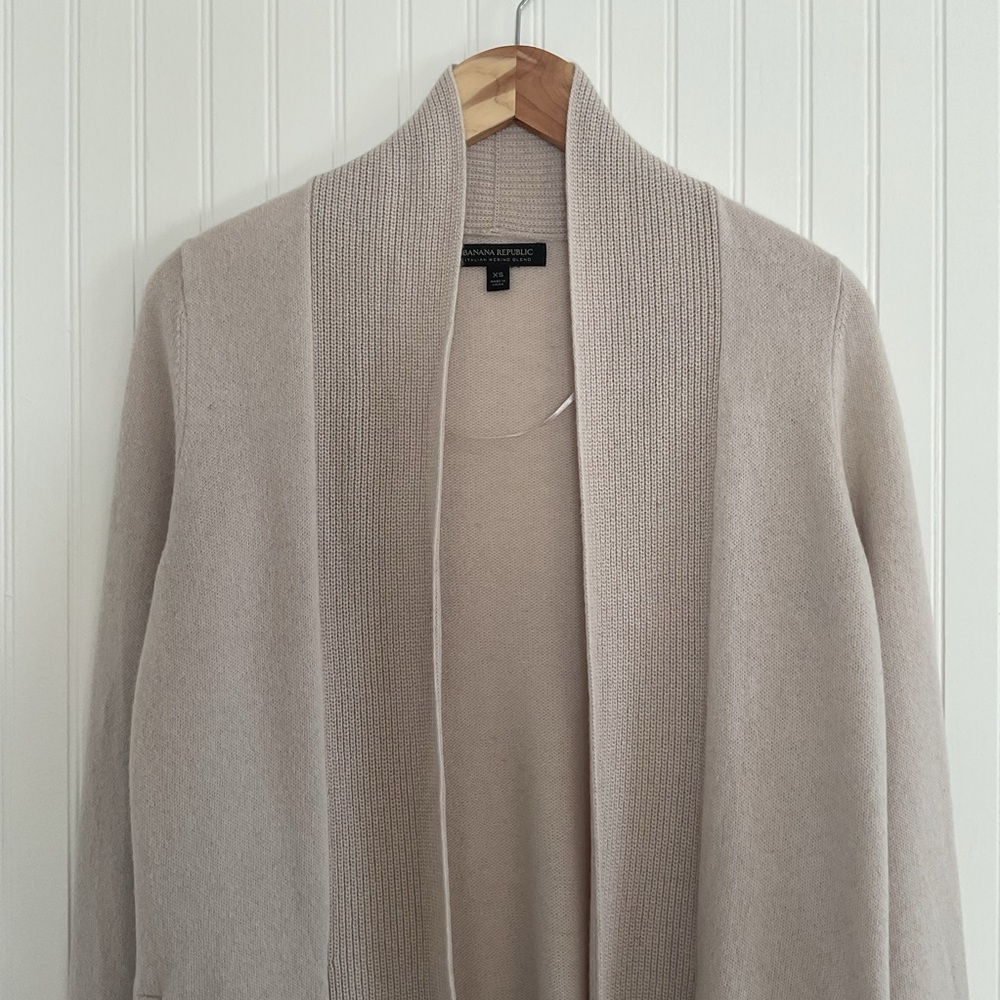 Banana Republic Italian Wool-Blend Duster Cardigan - Picture 9 of 10